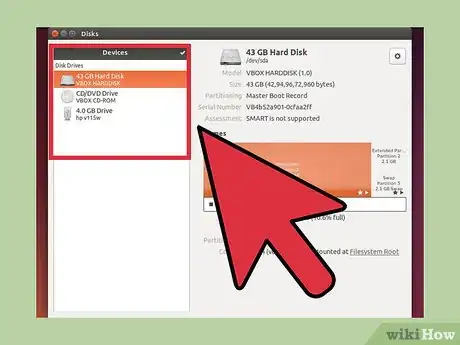 Step 3 Selecione o pen drive na lista.