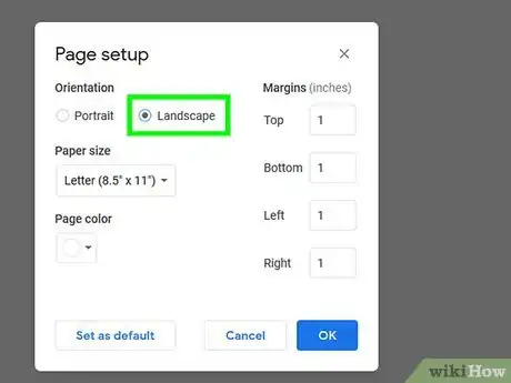 Step 7 Ajuste as configurações da página.