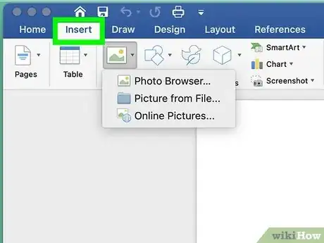 Step 2 Acesse a aba Inserir.