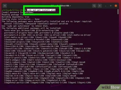 Abra o Terminal do Linux e insira os comandos abaixo, um por um.