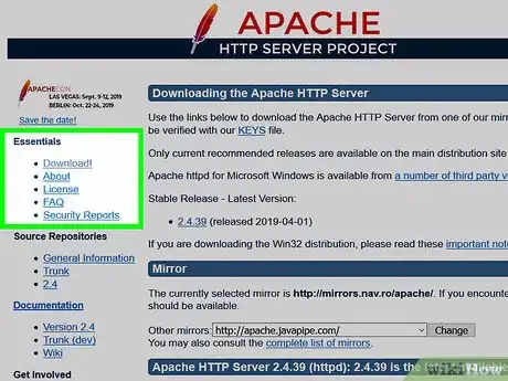 Step 1 Neste Passo, é preciso ter o Apache, PHP e MySQL instalados.