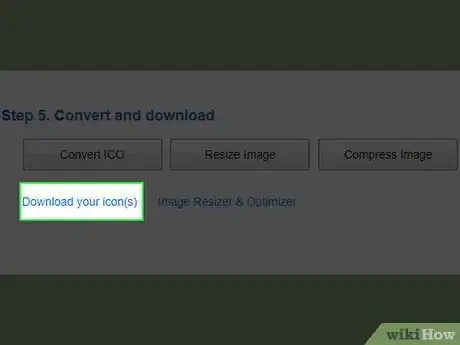 Step 10 Escolha Download your icon(s) (Baixar seus ícones).
