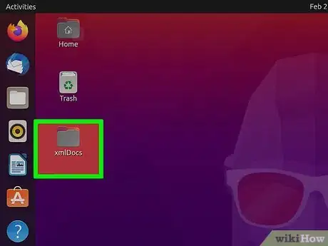 Step 1 Acesse o arquivo “.xml” que deseja visualizar.