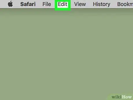 Step 2 Clique em Editar na barra de menu.