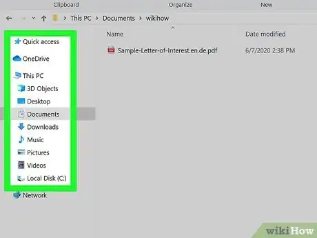 Step 1 Encontre o arquivo PDF que deseja abrir acessando sua localização no computador.
