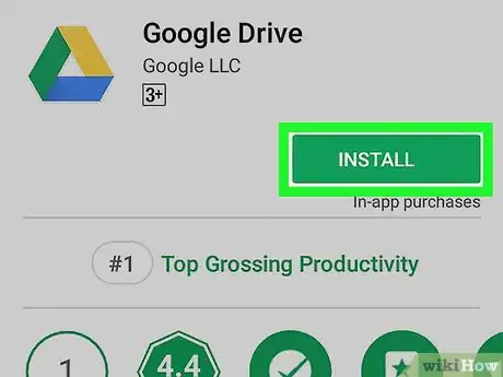 Step 1 Instale o "Google Drive" caso ainda não o tenha em seu dispositivo.