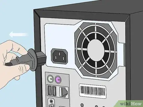 Step 3 Tire todos os cabos do computador.