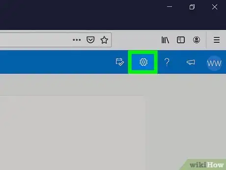 Step 2 Clique no ícone de engrenagem próximo ao canto superior direito do Outlook.