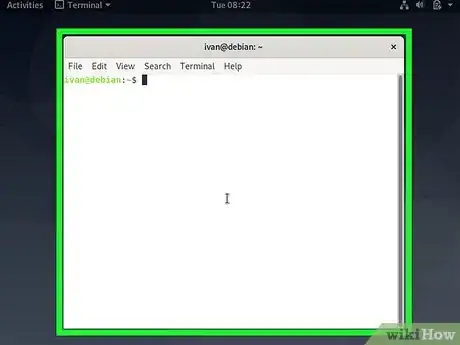 Step 2 Abra o terminal.