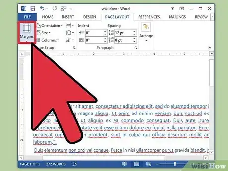 Step 7 Ajuste as margens do documento.