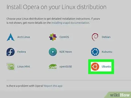 Step 5 Desça a tela e escolha sua distribuição do Linux.