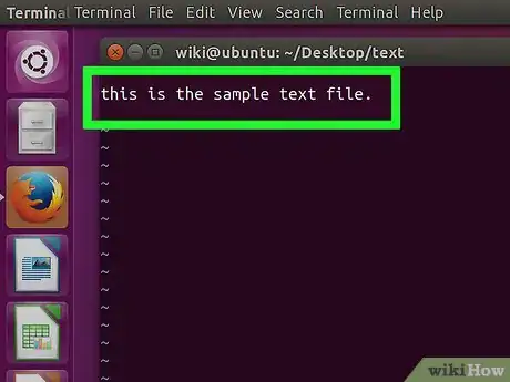 Step 4 Digite o texto do documento.