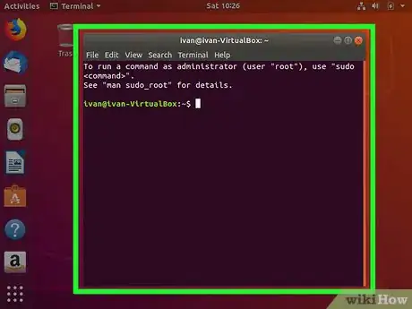Step 1 Abra o Terminal.