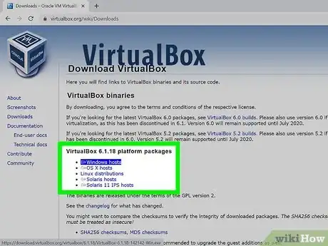 Step 1 Faça o download do VirtualBox, uma máquina virtual criada pela Oracle.