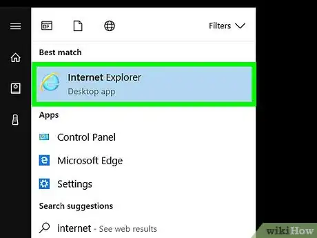 Step 1 Abra o "Internet Explorer".