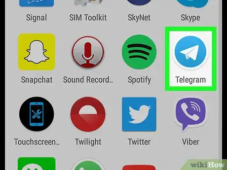 Step 1 Abra o aplicativo Telegram no Android.