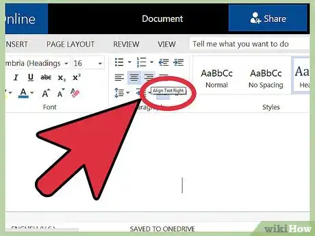 Step 6 Aperte os outros botões para mudar o alinhamento.