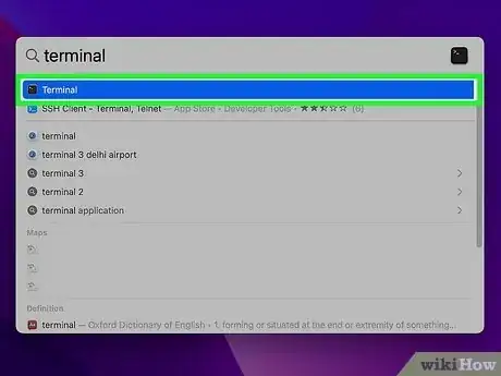 Step 3 Clique duas vezes sobre o ícone Terminal para abrir a ferramenta de prompt de comando.