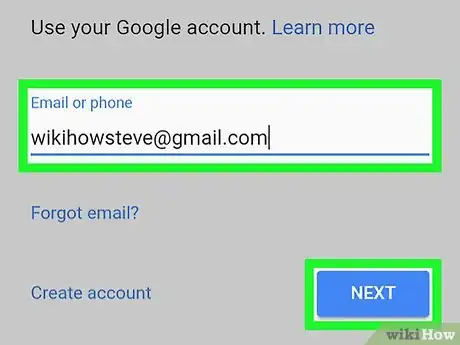 Step 3 Acesse sua conta do Google.