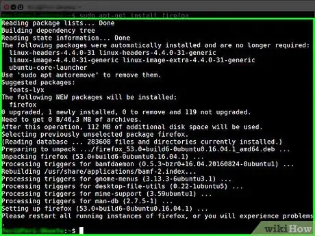 Step 2 Digite o seguinte comando: