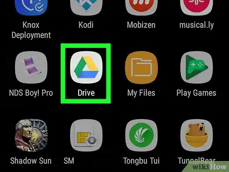 Step 2 Abra o "Google Drive".