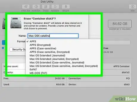 Step 9 Configure os detalhes da formatação.