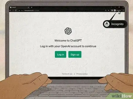 Use o ChatGPT em modo anônimo.