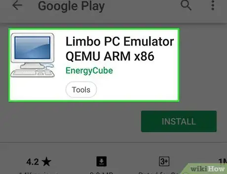Step 4 Clique em Limbo PC Emulator QEMU ARM x86.