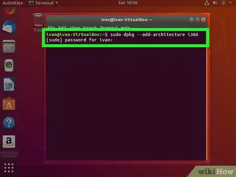 Step 2 Habilite a arquitetura 32-bit.