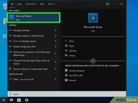 Step 1 Abra a Microsoft Store em seu computador Windows.