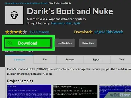 Step 3 Faça download do Darik's Boot and Nuke (DBAN).