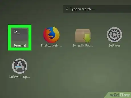 Step 1 Abra uma janela do Terminal em seu Ubuntu ou Debian.