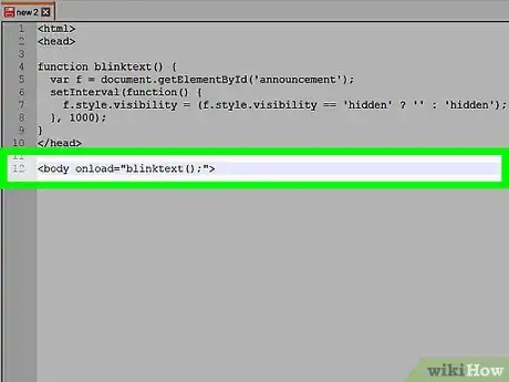 Step 2 Coloque o comando para carregar o script.
