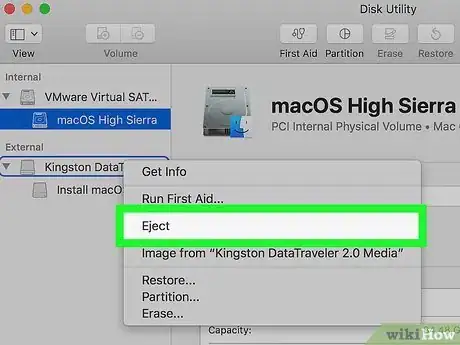 Step 2 Ejete o pen drive Unibeast do Mac.