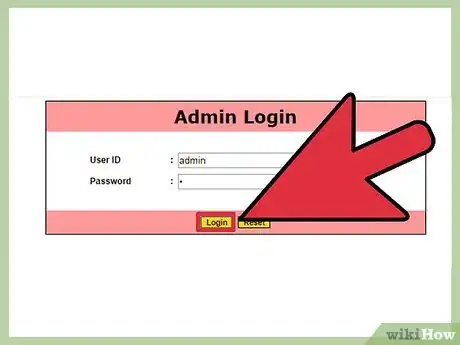 Step 2 Faça o login como administrador.