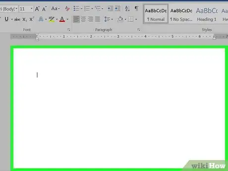 Step 1 Clique em algum local no documento.