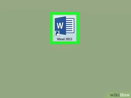 Step 1 Abra o documento do Microsoft Word em um computador.