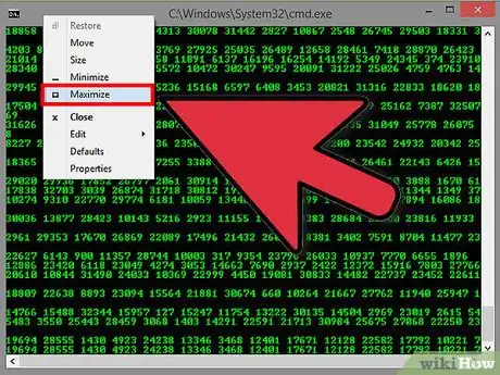 Step 5 Para aumentar a tela clique com o botão direito no Prompt de Comando.