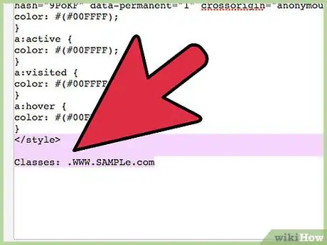 Step 2 Crie uma regra CSS para sua classe ou ID.