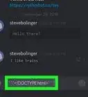 Formatar Texto como Código no Discord