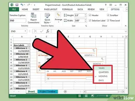Step 6 Selecione como os dados serão filtrados.