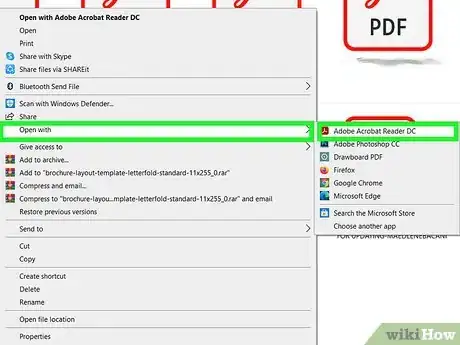 Step 1 Abra o arquivo PDF no Adobe Acrobat DC.