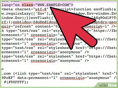 Step 1 Adicione uma classe ou atributo ID ao link.