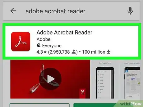 Step 4 Toque em Adobe Acrobat Reader.