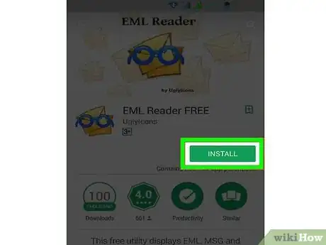 Step 1 Faça o download do aplicativo gratuito EML Reader FREE.