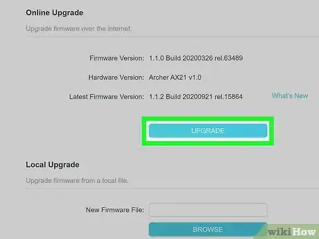 Step 13 Atualize o firmware do seu roteador.