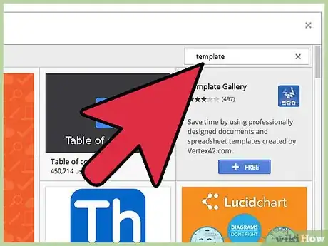 Step 5 Procure add-ons de modelos de documentos.
