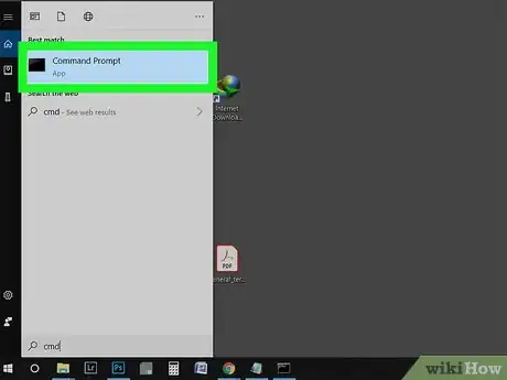 Step 1 Procure por "cmd"...
