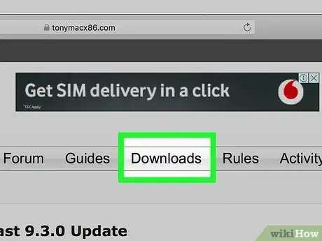 Step 12 Clique na aba Downloads.