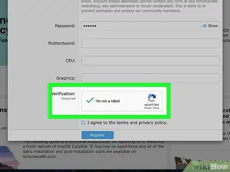 Step 6 Preencha as informações necessárias.